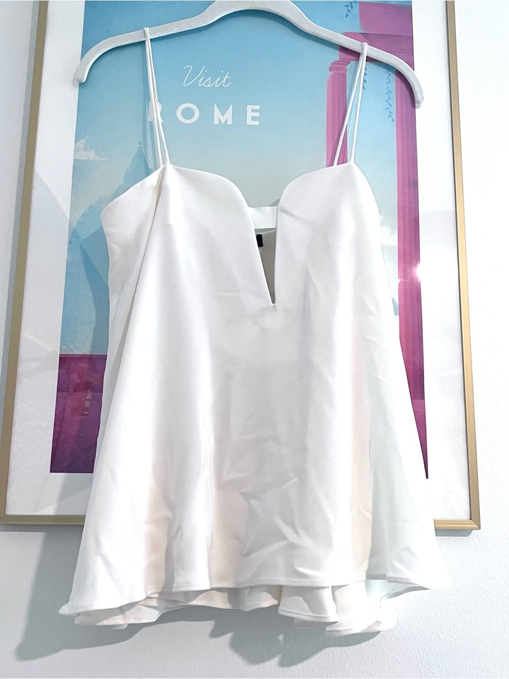 NWT Otte New York White Sweetheart Cami Camisole Medium